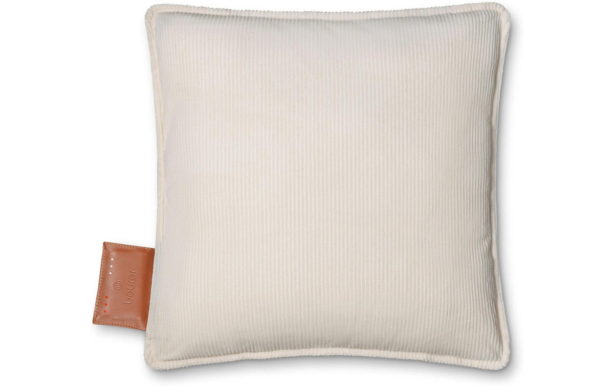 Beurer Heaty-Heizkissen HK77 – Flauschfaser, 3 Betriebsstufen, Creme