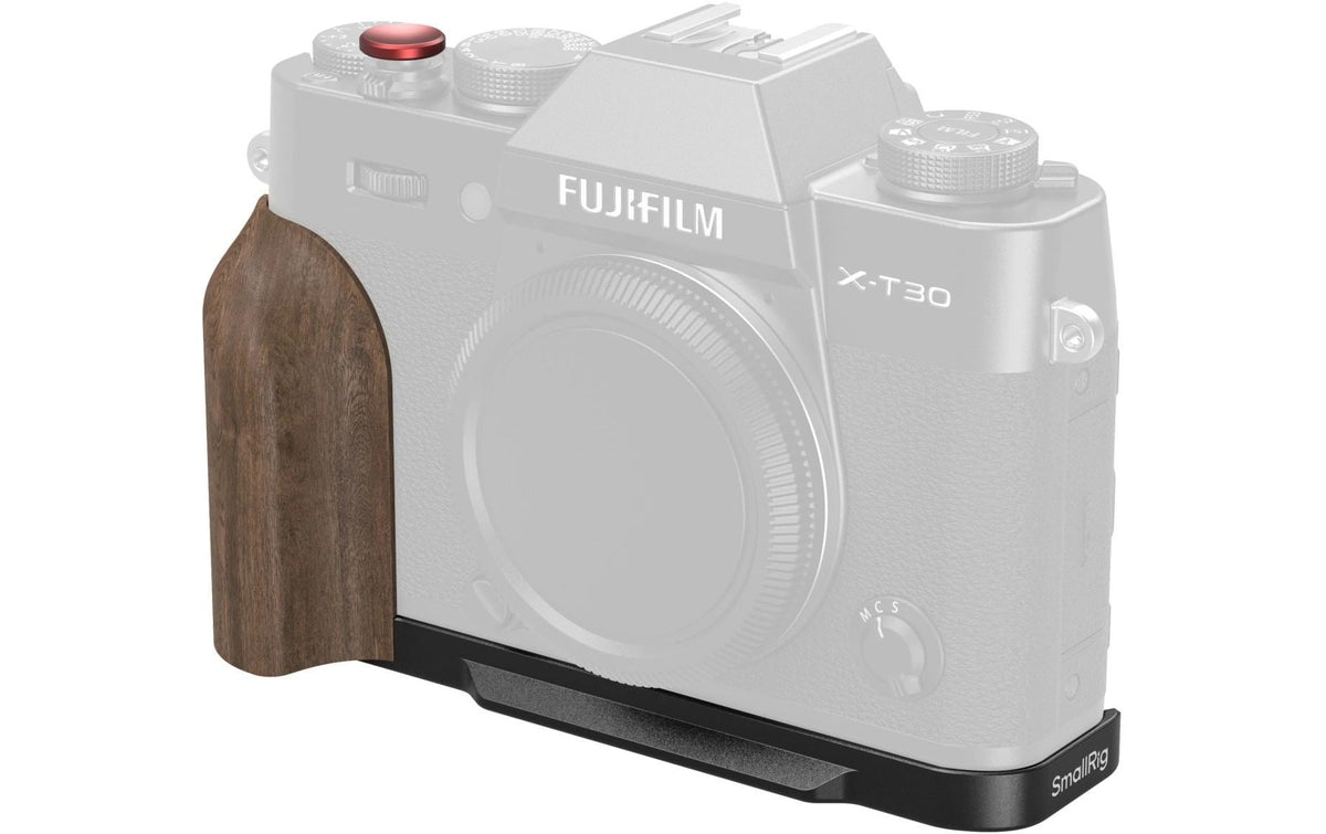 SmallRig L-Platte mit Holzgriff – für FUJIFILM X-T30 III – Schwarz