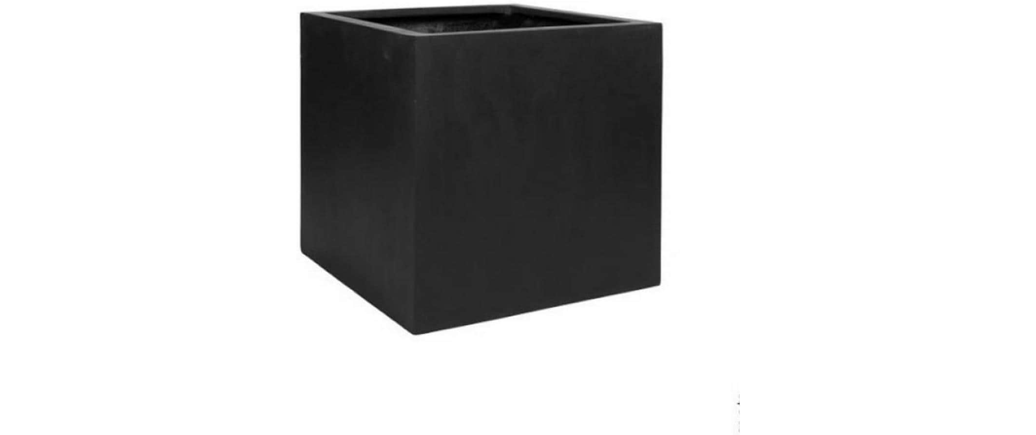Pottery pots Block M Deko-Block – für Innen & Aussen – Schwarz