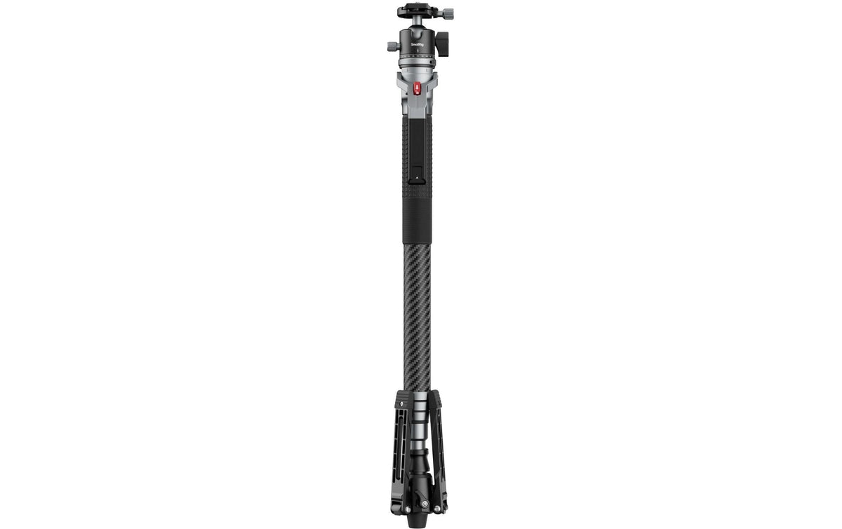 SmallRig Carbonfaser Einbeinstativ – 4 Sektionen, 68,1–166,5 cm – Belastbarkeit 15 kg – 1/4"/3/8"
