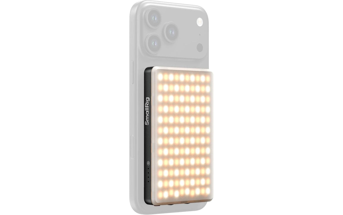 SmallRig M3 – Ansteckbare LED-Videoleuchte – dimmbar, 2700–6500 K, 700 Lux – Dunkelblau