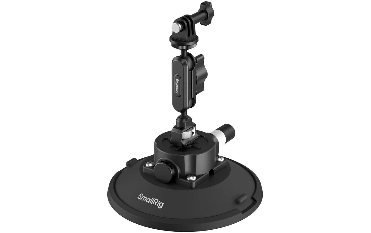 SmallRig 5856 Saugnapfhalterung – 151,4 × 145,6 × 55 mm – für Action-Kameras – Schwarz