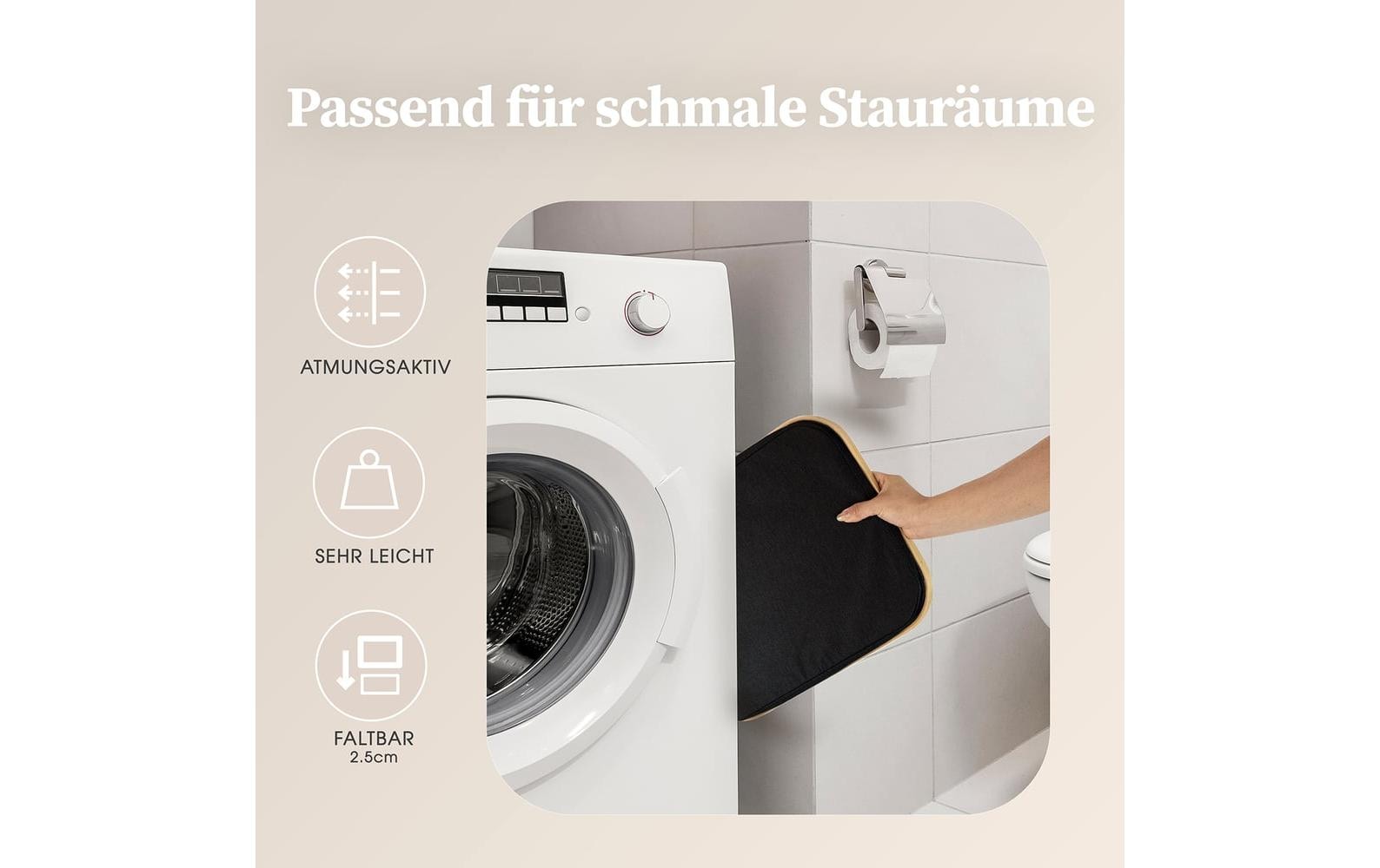 Hennez Adrian Aufbewahrungskorb 40 l – Polyester – Schwarz – 310 × 410 × 310 mm
