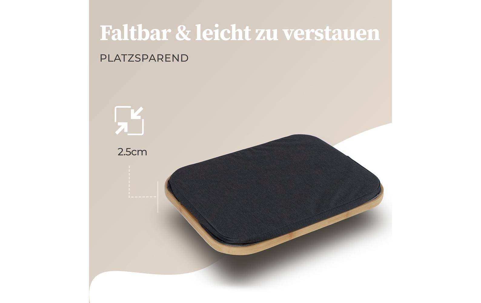 Hennez Adrian Aufbewahrungskorb 40 l – Polyester – Grau – 310 × 410 × 310 mm