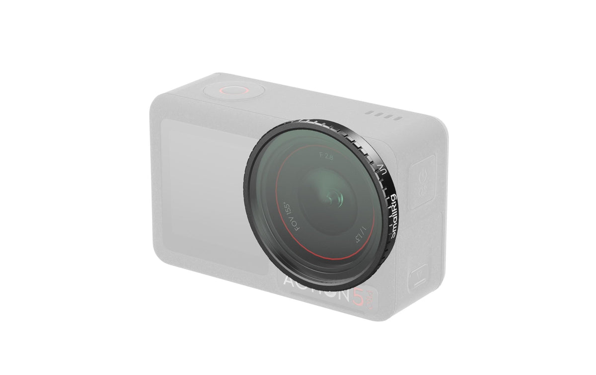 SmallRig 5838 UV-Filter – für Osmo Action 5 Pro, Osmo Action 4 – Schwarz