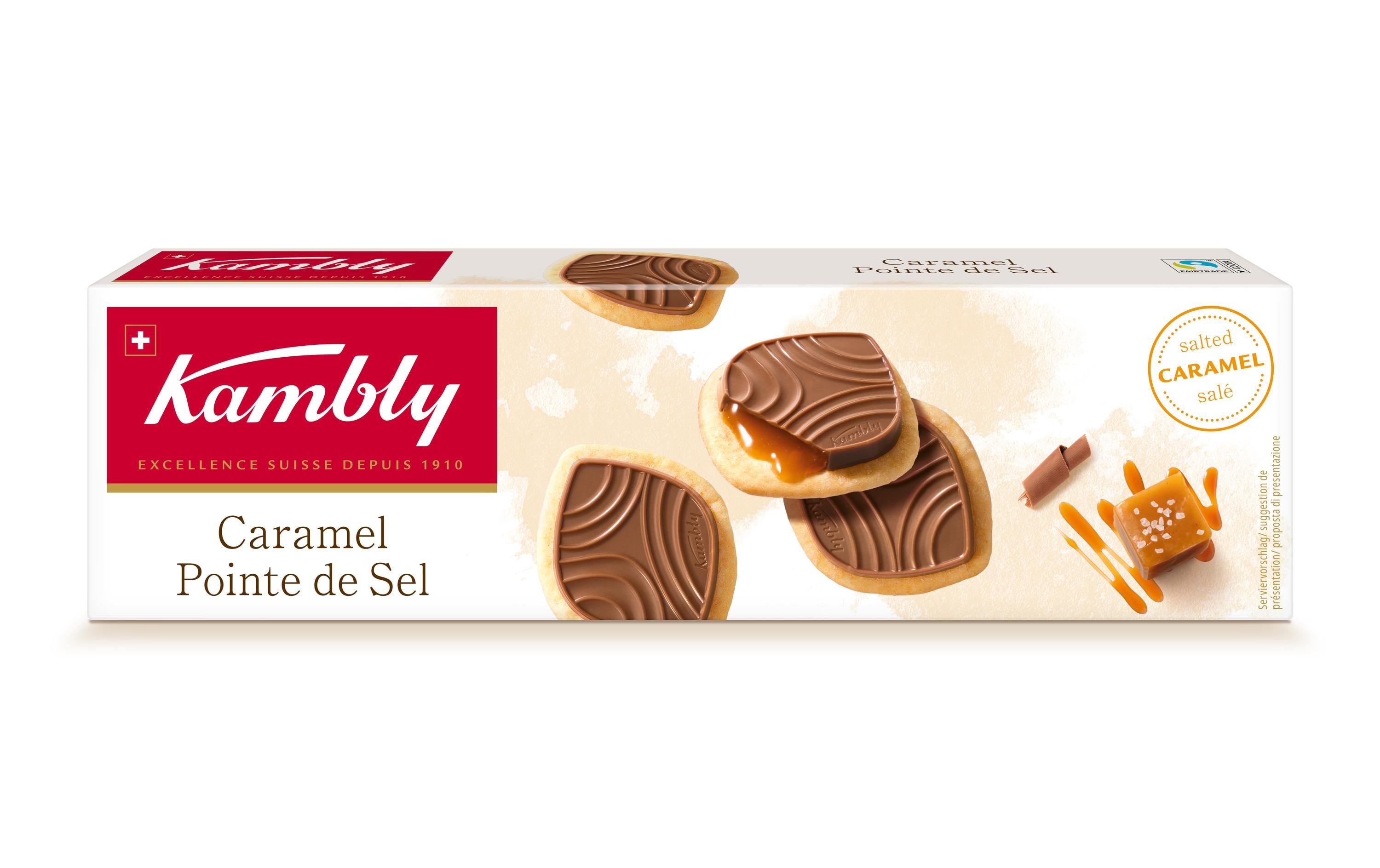 Kambly Caramel Pointe de Sel Guetzli – 100 g