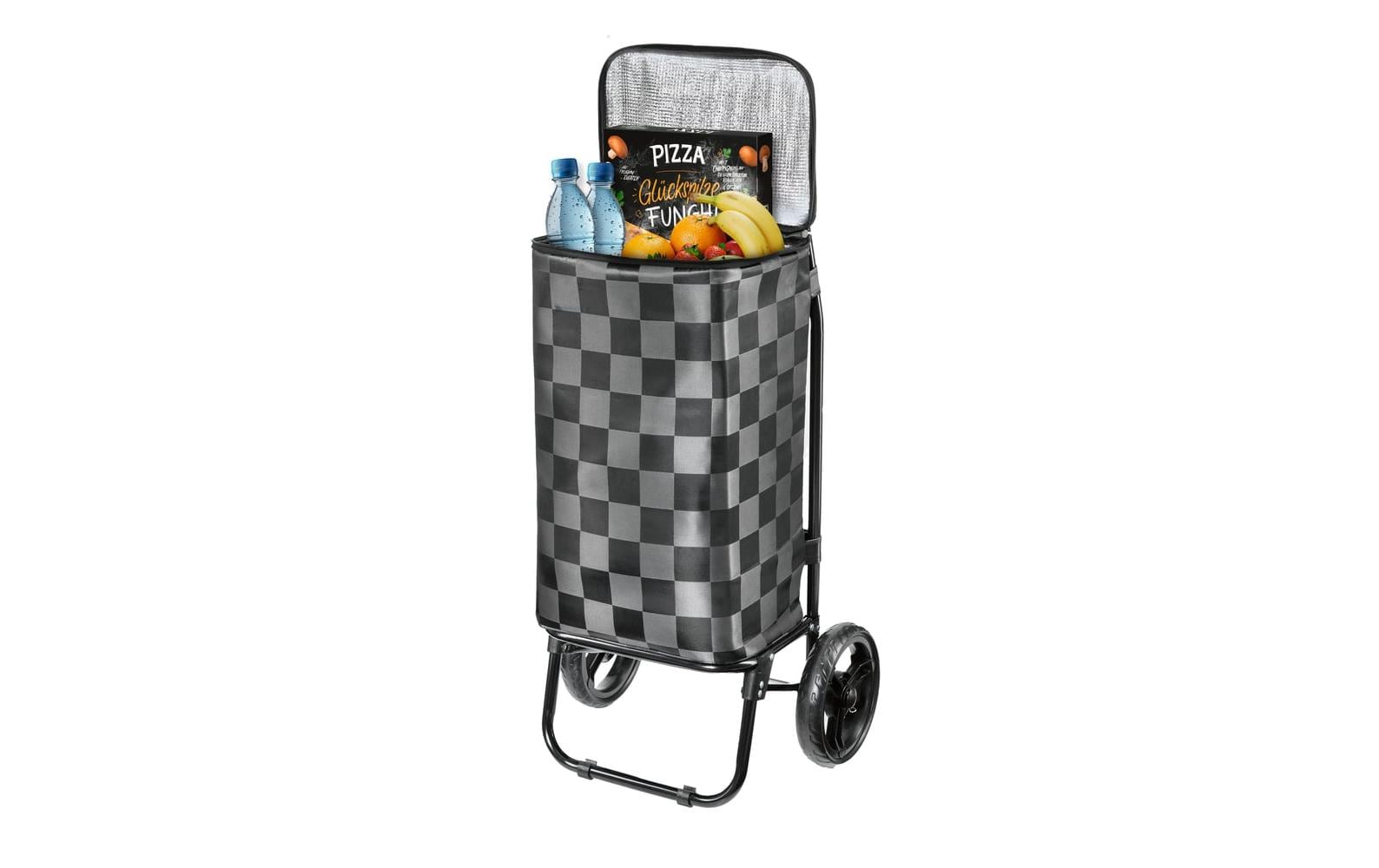 Easymaxx Stofftasche, Polyester, grau/schwarz, 360×980×450 mm
