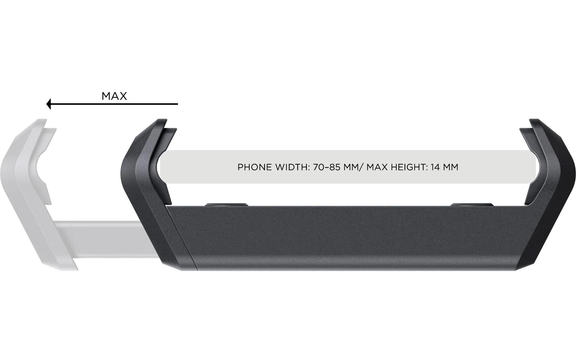 SP Connect Universal-Halterung – Fahrrad-/Motorrad-Halterung – Fahrradlenker, verstellbar – für Smartphones