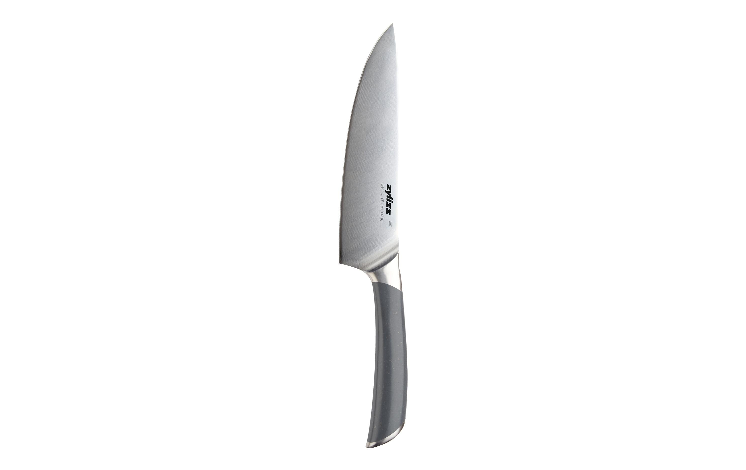 Zyliss Kochmesser 19,1 cm, Edelstahl (Klinge/Griff), Grau