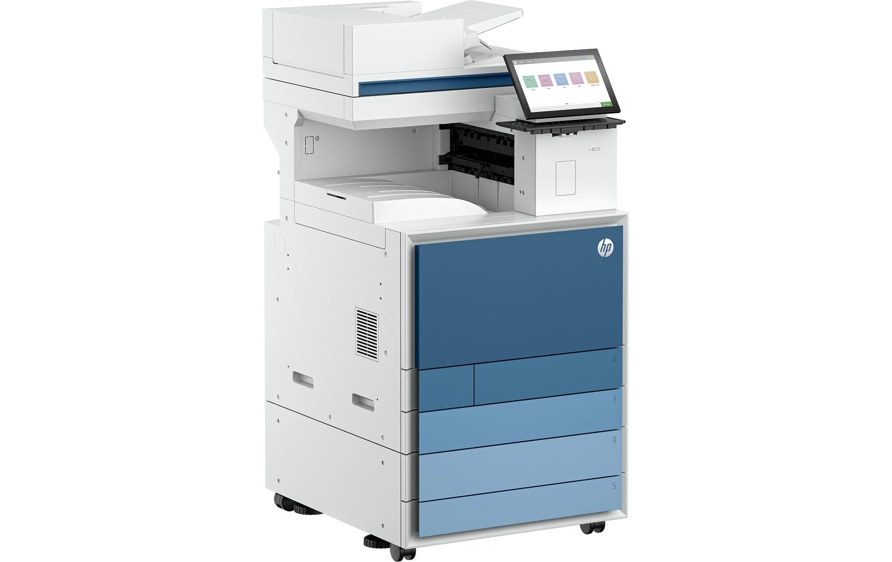 HP Color LJ Enterprise Flow MFP 8801z – Farblaser-Multifunktionsdrucker, A4, 4-in-1, Duplex, ADF, WLAN/LAN