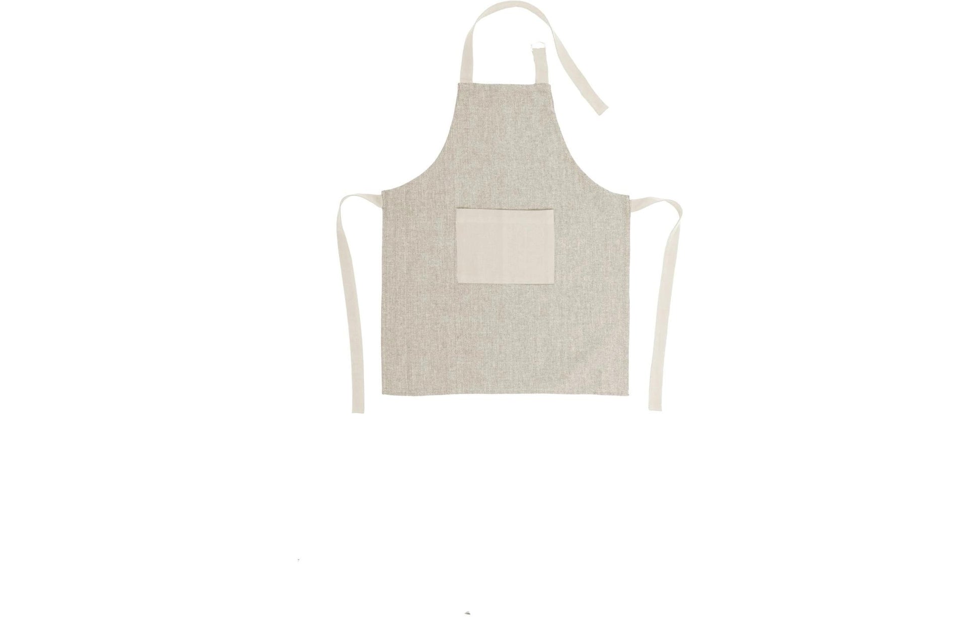 Tiseco Kinderschürze 52 × 63 cm, Baumwolle, Taupe