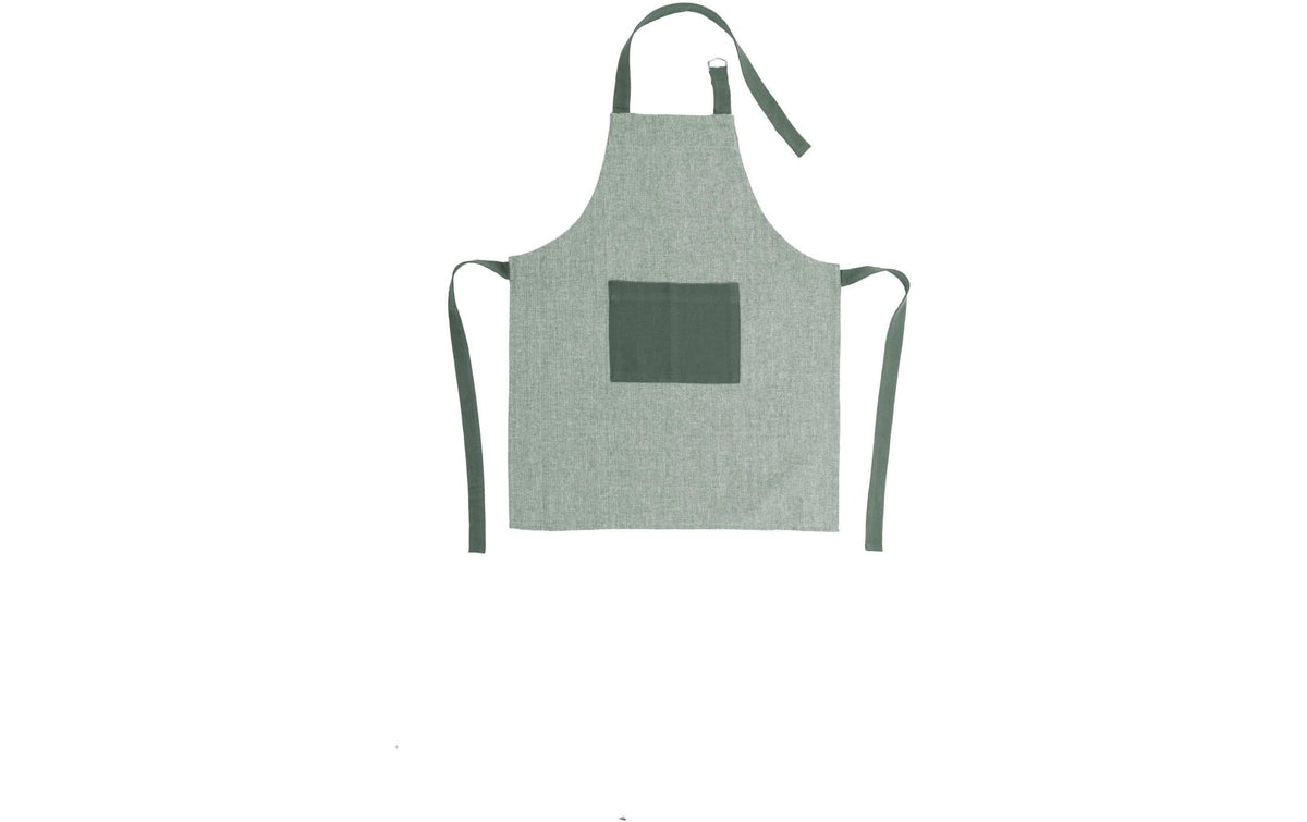 Tiseco Kinderschürze 52 × 63 cm, Baumwolle, Grün