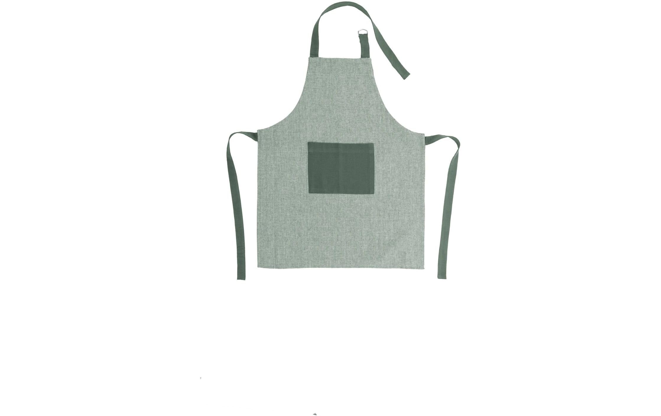 Tiseco Kinderschürze 52 × 63 cm, Baumwolle, Grün
