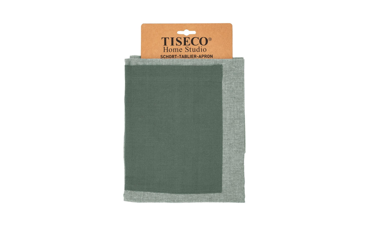 Tiseco Kinderschürze 52 × 63 cm, Baumwolle, Grün