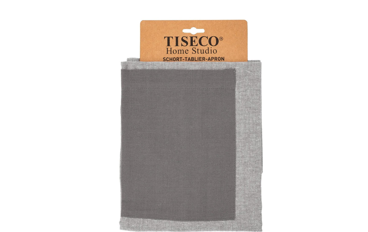 Tiseco Kinderschürze 52 × 63 cm, Baumwolle, Grau