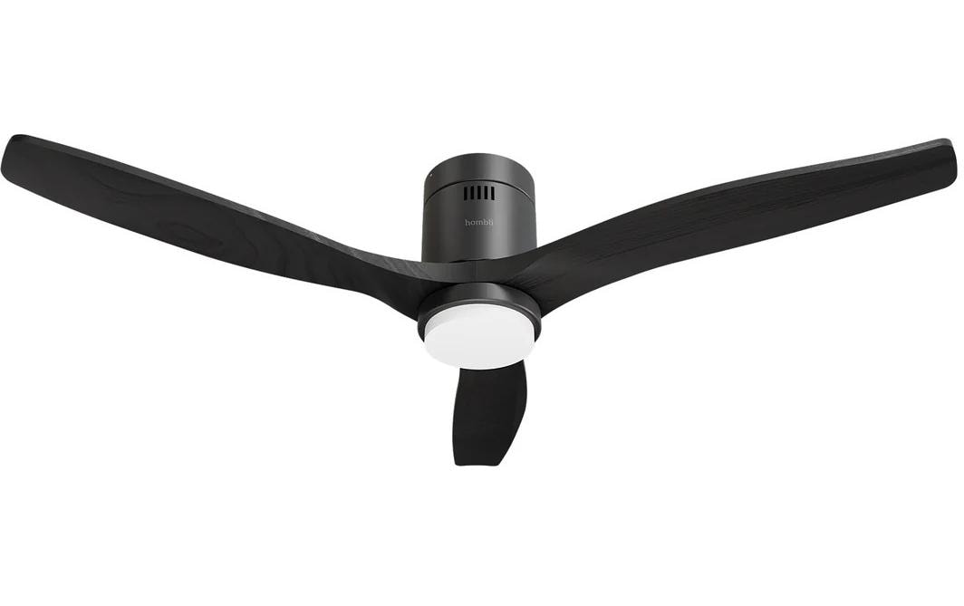 Hombli Deckenventilator – 132 cm, App-Steuerung (WLAN), 43 dB(A), Schwarz