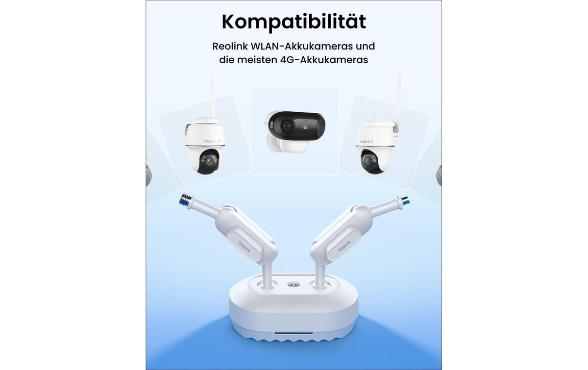 Reolink RLA-BKW5 Halterung – Universal – für Reolink Duo 2 (Battery), Duo 2 LTE, Go Plus und andere – Weiss