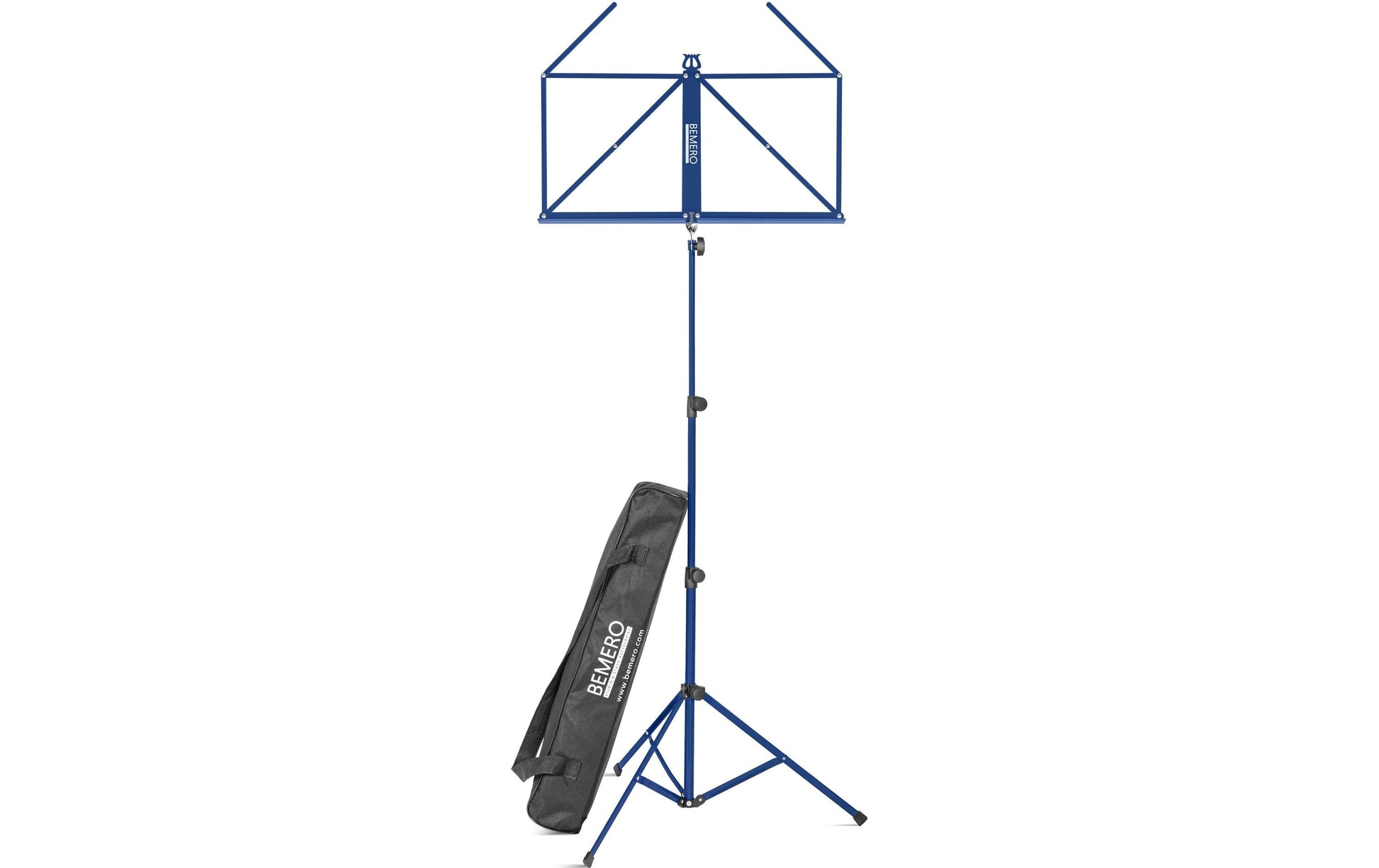 Bemero Notenständer Höhe 120 cm – faltbar, inkl. Tragetasche – blau – MSS-8090BL
