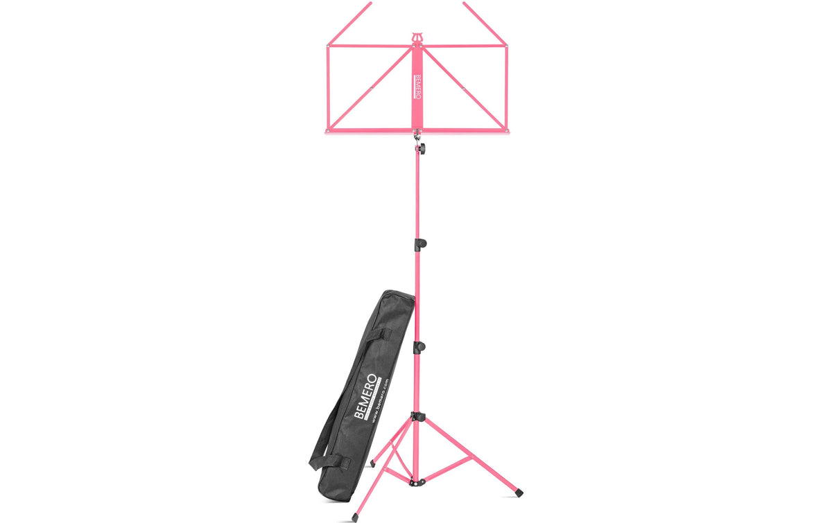 Bemero Faltbarer Notenständer – Rosa – MSS-8090PK