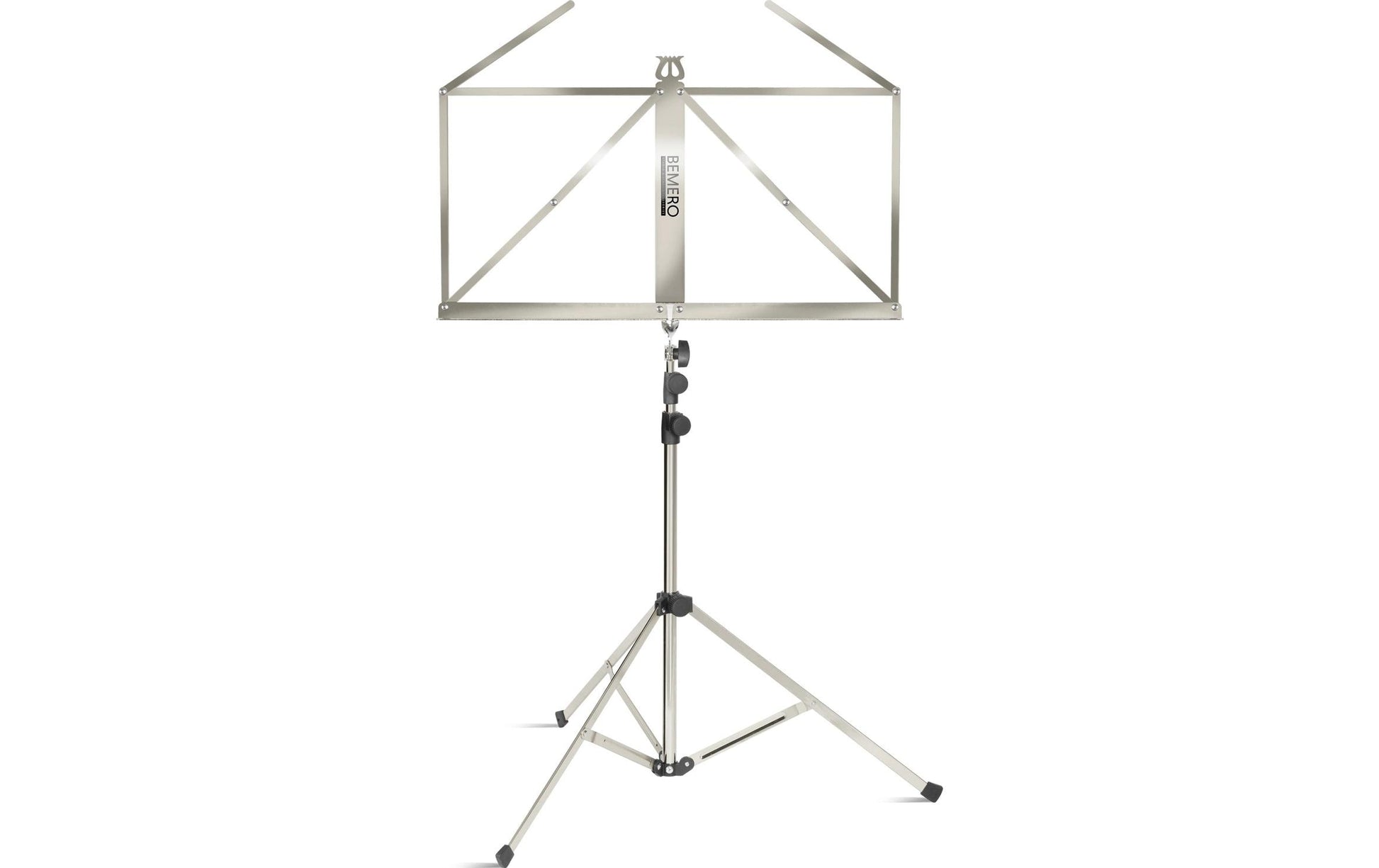 Bemero Notenständer 120 cm – faltbar – silber – MSS-8090NI