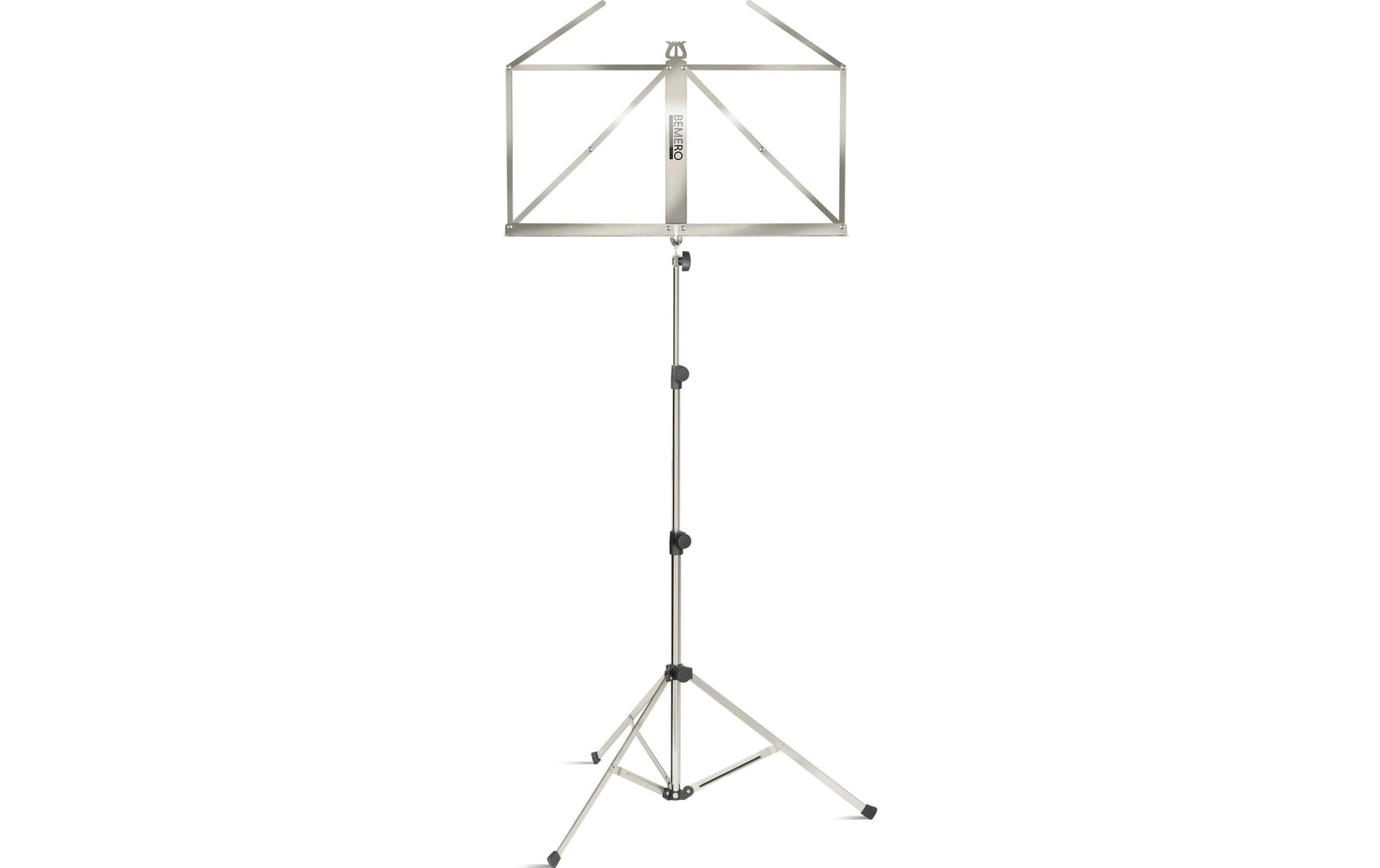 Bemero Notenständer 120 cm – faltbar – silber – MSS-8090NI