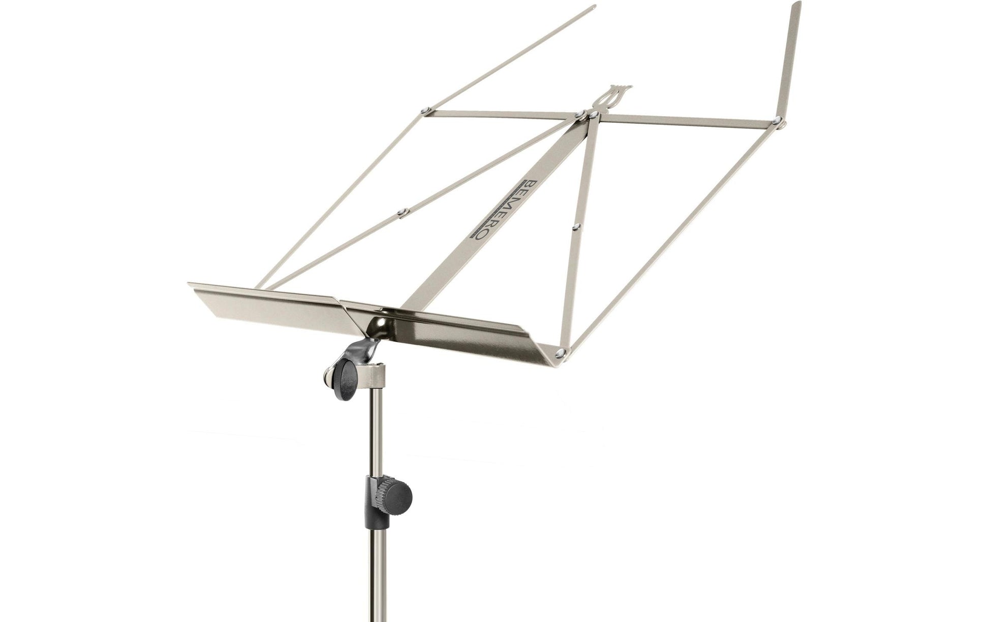 Bemero Notenständer 120 cm – faltbar – silber – MSS-8090NI