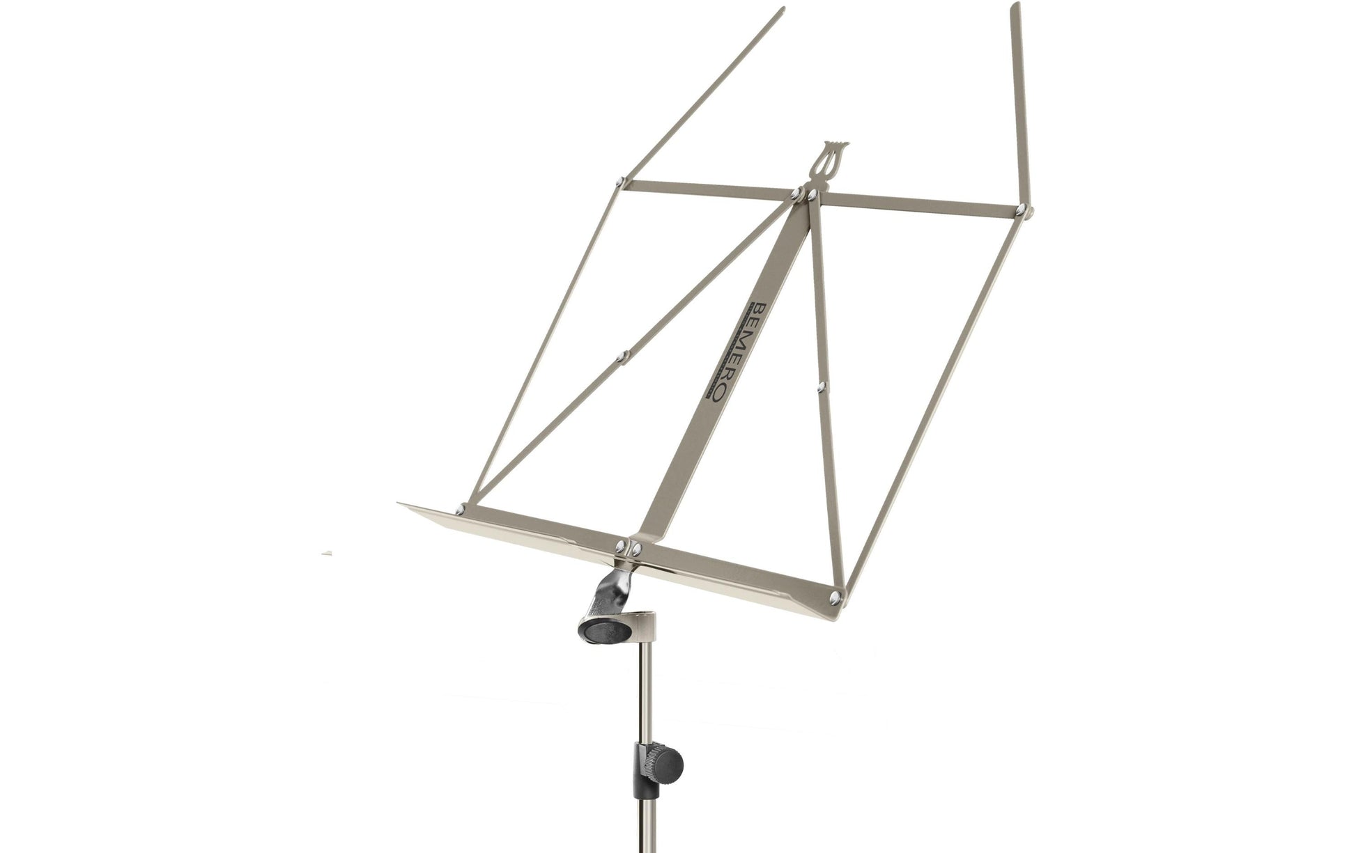 Bemero Notenständer 120 cm – faltbar – silber – MSS-8090NI