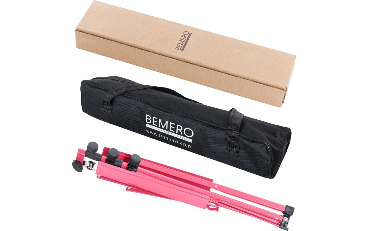 Bemero Faltbarer Notenständer – Rosa – MSS-8090PK