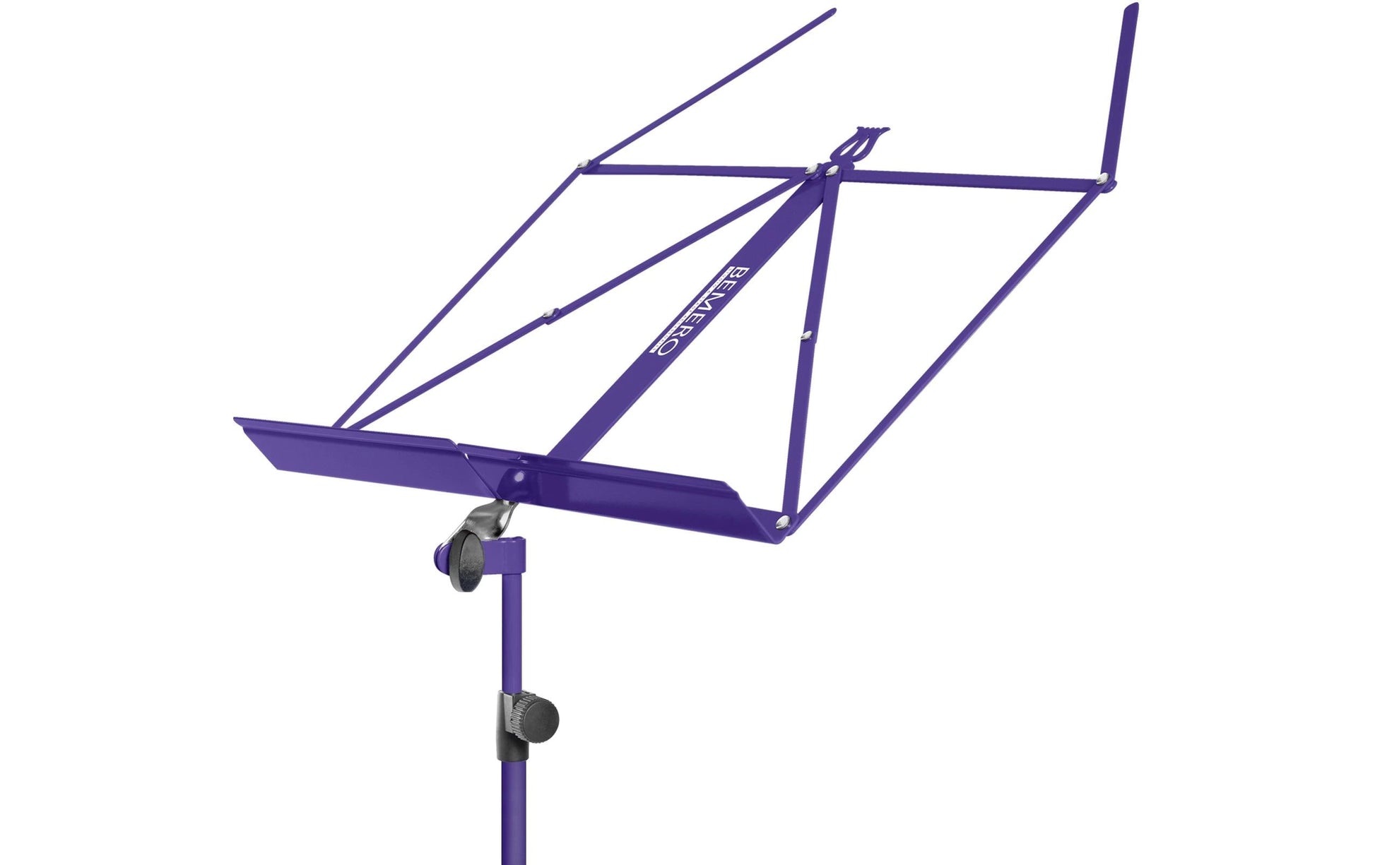 Bemero Notenständer Höhe 120 cm – faltbar – violett – MSS-8090VI