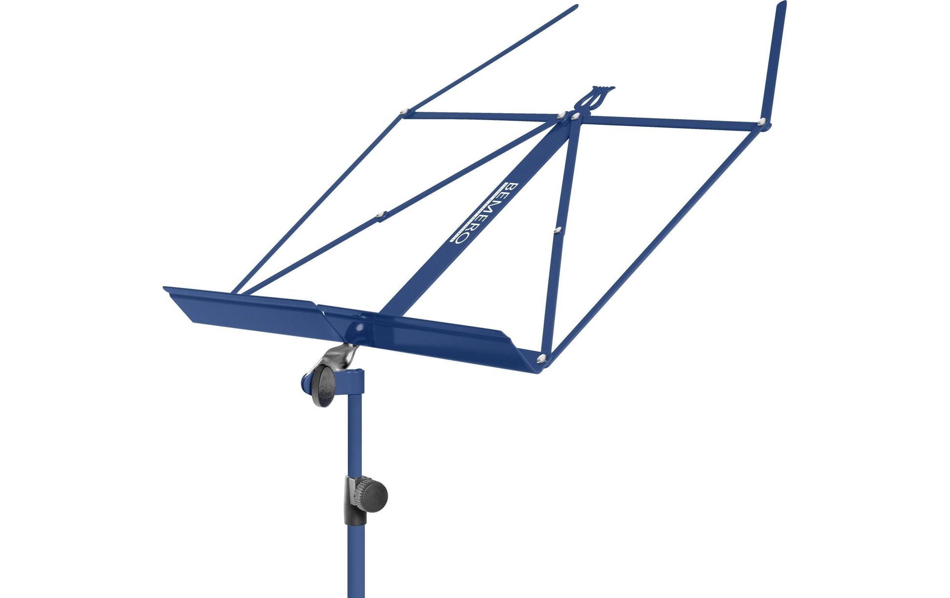 Bemero Notenständer Höhe 120 cm – faltbar, inkl. Tragetasche – blau – MSS-8090BL