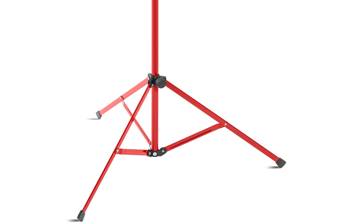 Bemero Notenständer 120 cm – faltbar, inkl. Tragetasche – rot – MSS-8090RD