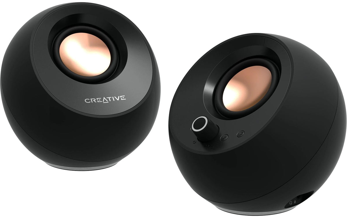 Creative Labs Creative Pebble Pro – PC-Lautsprecher – Bluetooth, Schwarz