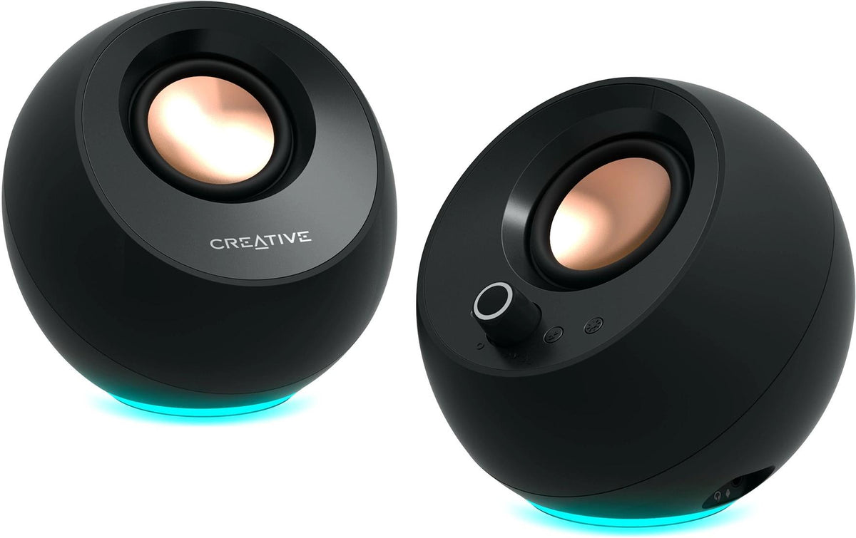 Creative Labs Creative Pebble Pro – PC-Lautsprecher – Bluetooth, Schwarz