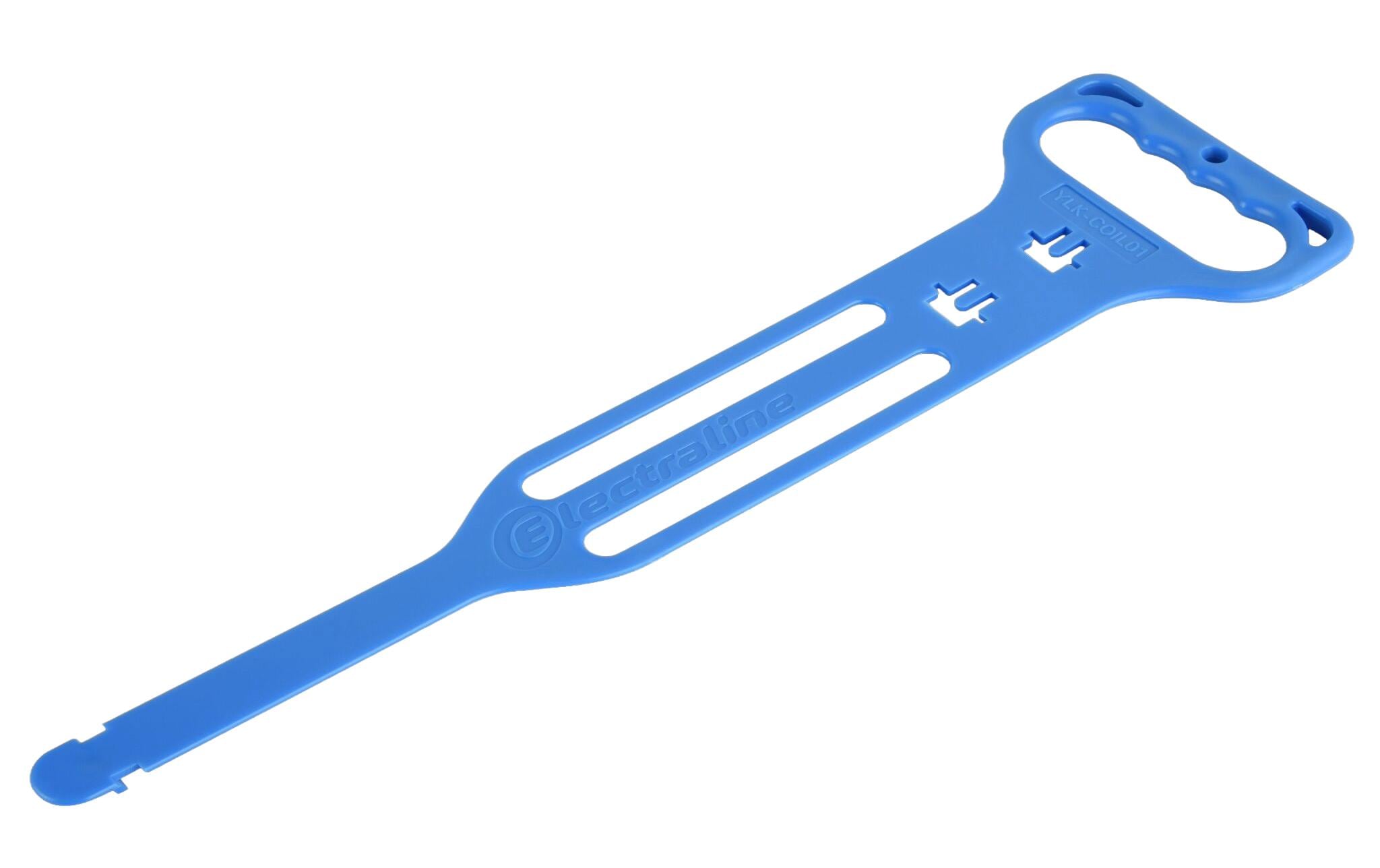 M. Schönenberger Kabelhalter, Kunststoff, mit Handgriff, bis 30 m – Blau