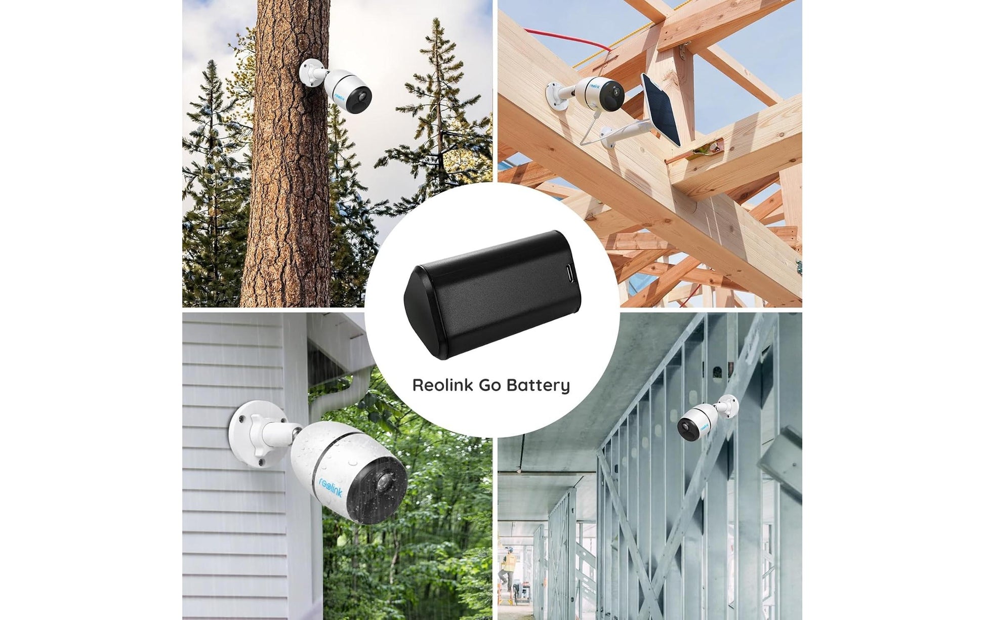 Reolink zubehör Reolink 7'800mAh Batterie – für Reolink Go 4G – Schwarz