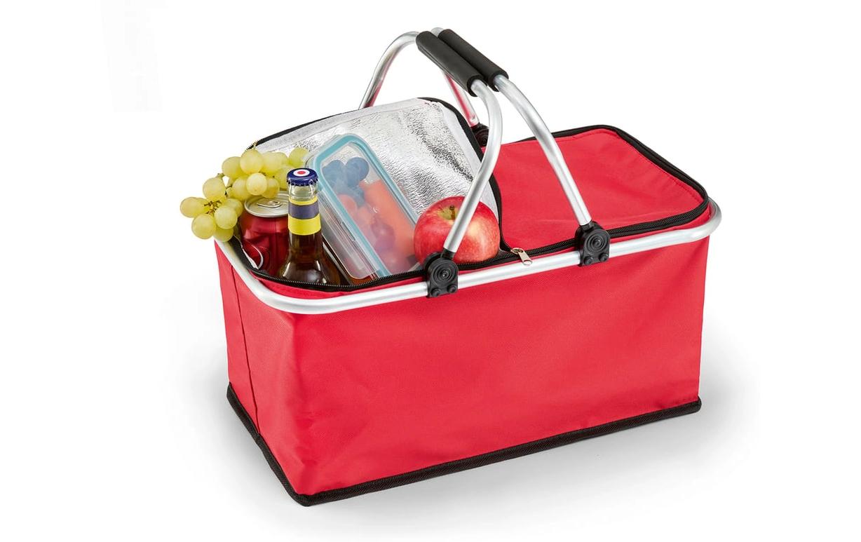 Easymaxx Stofftasche, Polypropylen, Rot, 280×240×480 mm