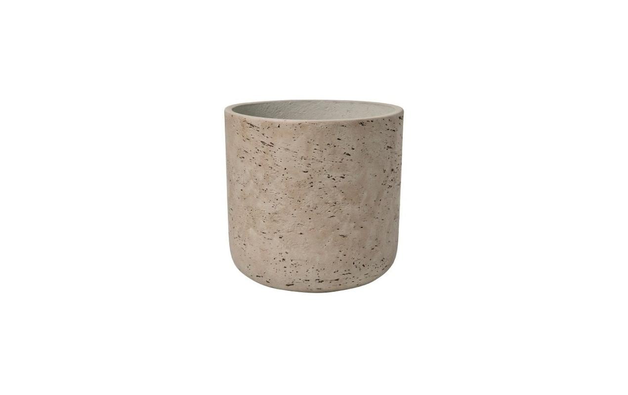 Pottery pots Charlie M Schale – rund, für Aussen & Innen, grau