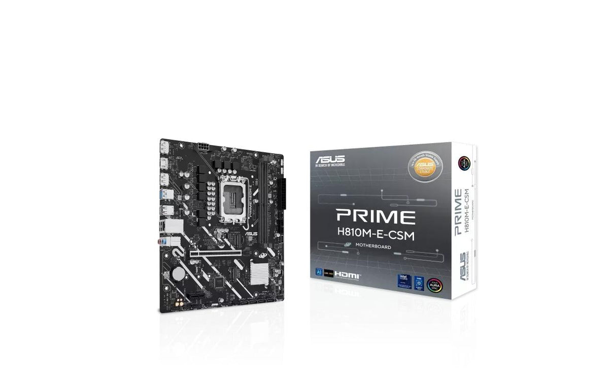 ASUS PRIME H810M-E-CSM – Mainboard – LGA 1851, H810, mATX, DDR5