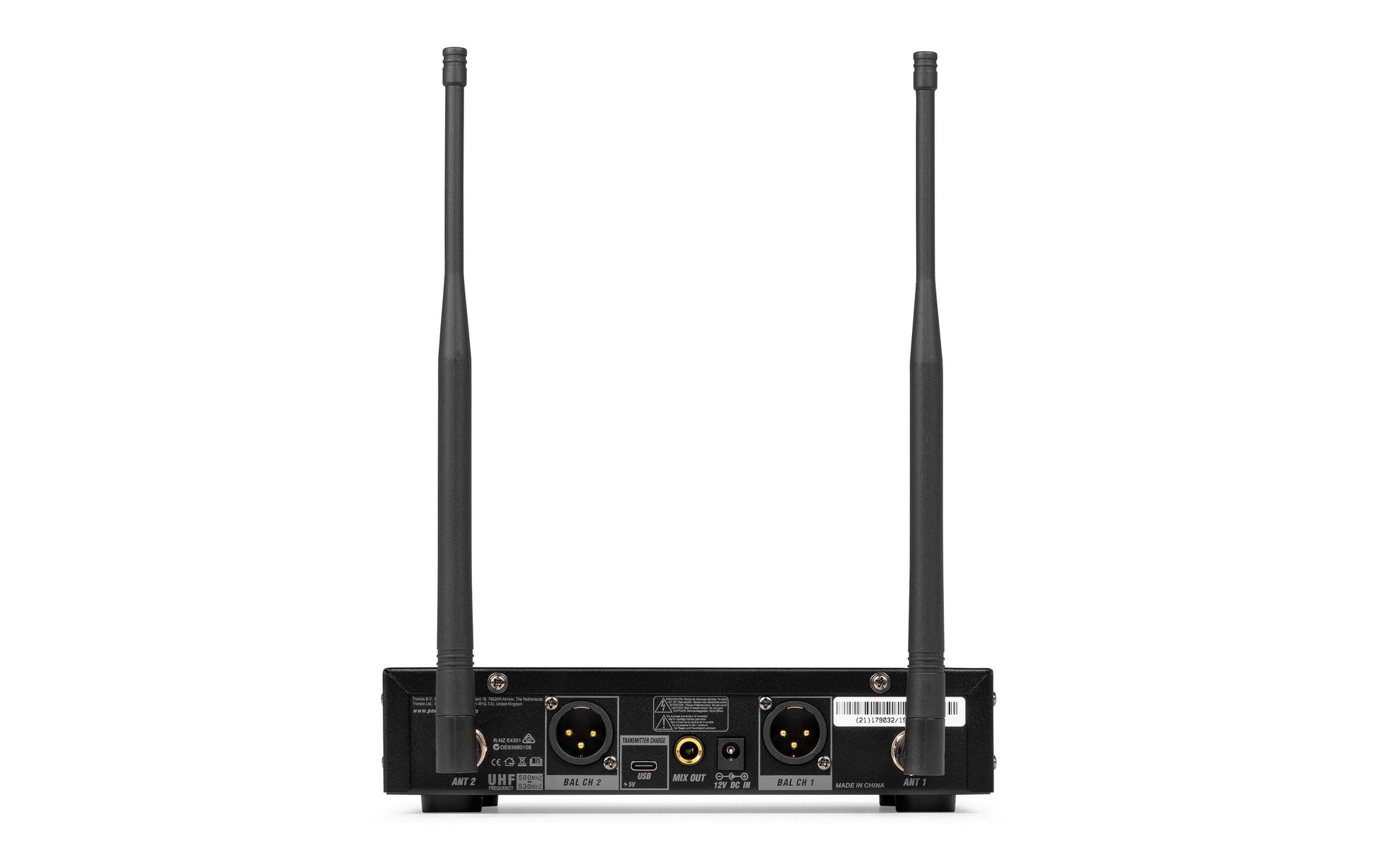 Power Dynamics PD522B Funkstrecke – 6,3 mm Klinke, Kabellos, Niere, 500–530 MHz