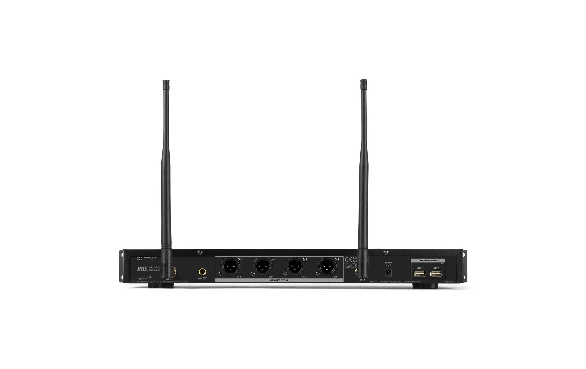 Power Dynamics PD524 Funkmikrofonsystem – 6,3 mm Klinke, Kabellos (500–530 MHz), Niere, Digital