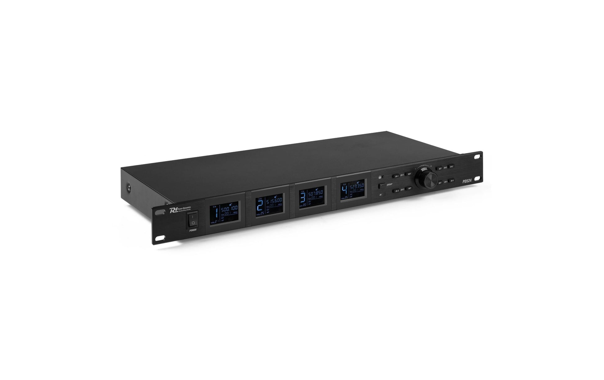 Power Dynamics PD524 Funkmikrofonsystem – 6,3 mm Klinke, Kabellos (500–530 MHz), Niere, Digital