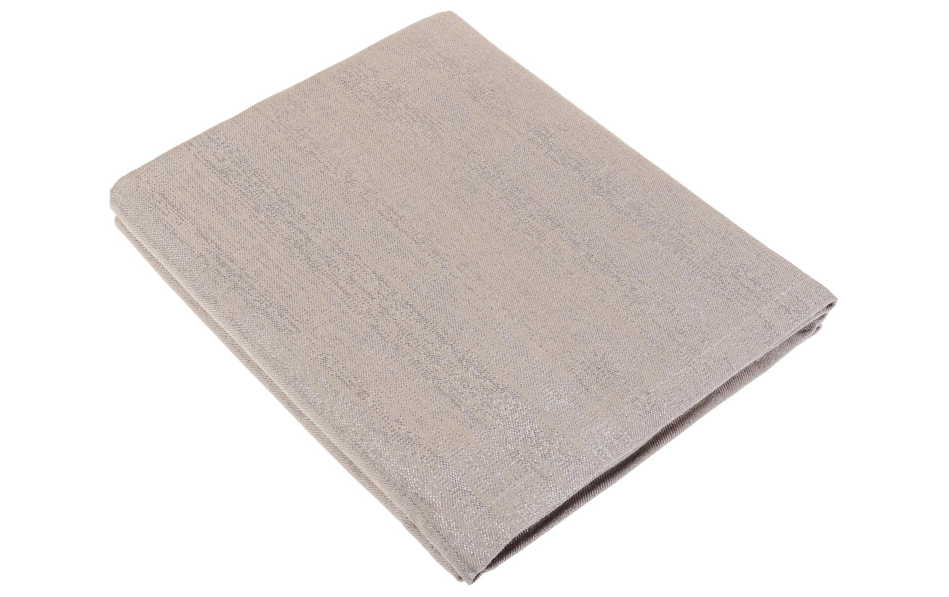 PICHLER Tischdecke – 150×250 cm, Baumwolle/Leinen/Polyester/Viskose, Betonfarbe