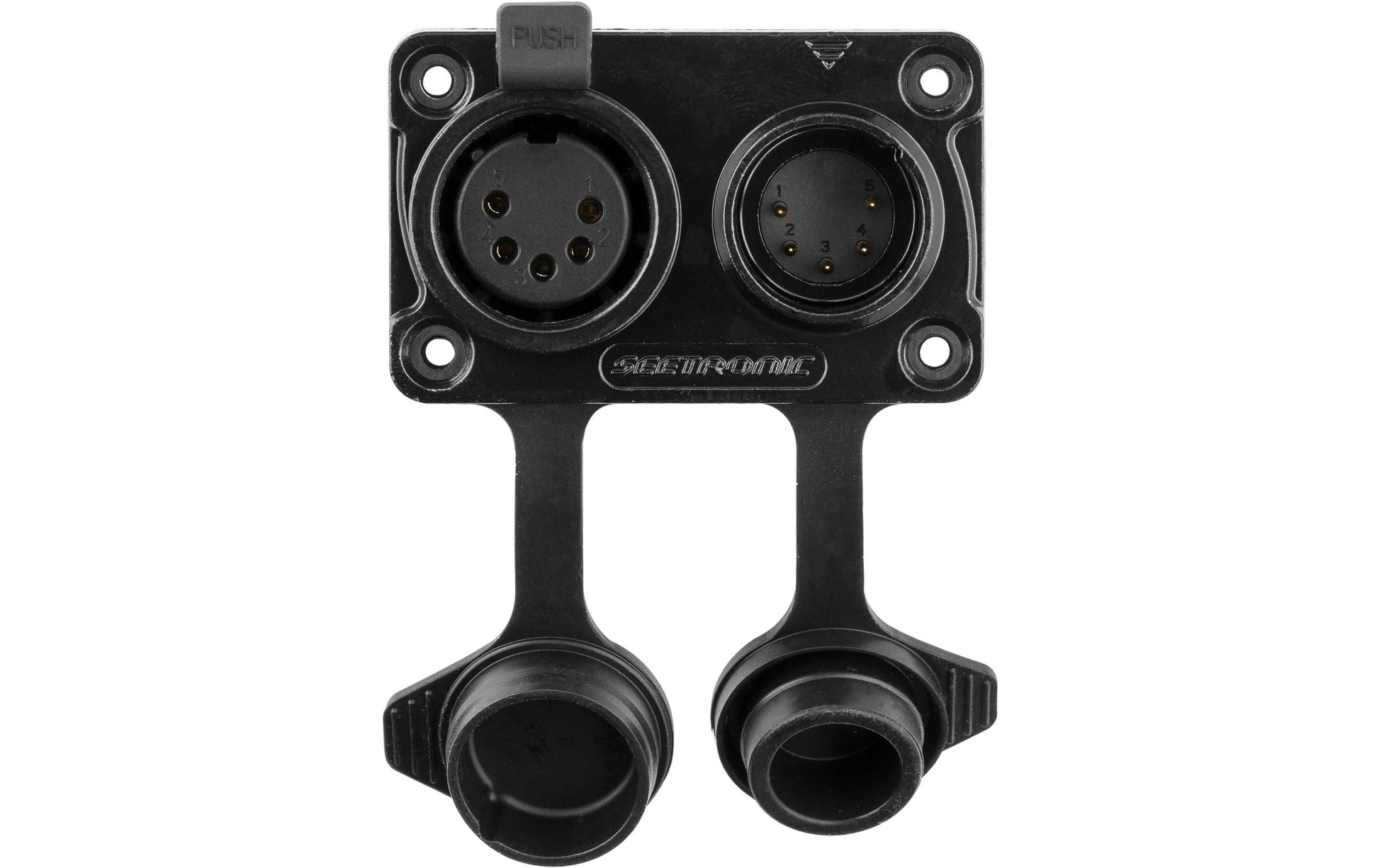 PD Connex CX111-C Umbaukit – 3-Pin zu 5-Pin DMX (XLR), IP65, für DMX-Geräte
