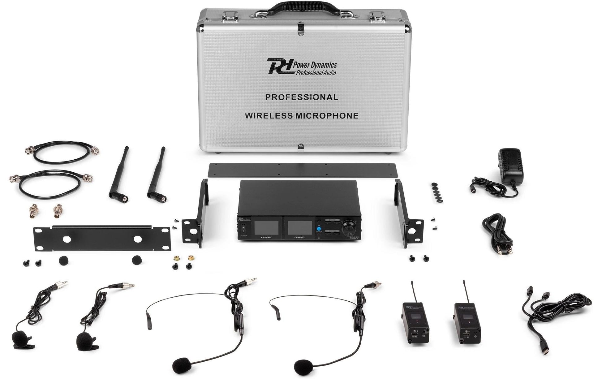 Power Dynamics PD522B Funkstrecke – 6,3 mm Klinke, Kabellos, Niere, 500–530 MHz