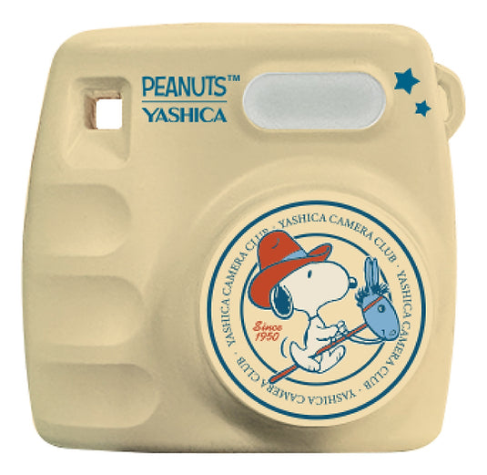 Yashica x Peanuts Mini – 4× opt. Zoom, 8 MP, 1080p, creme