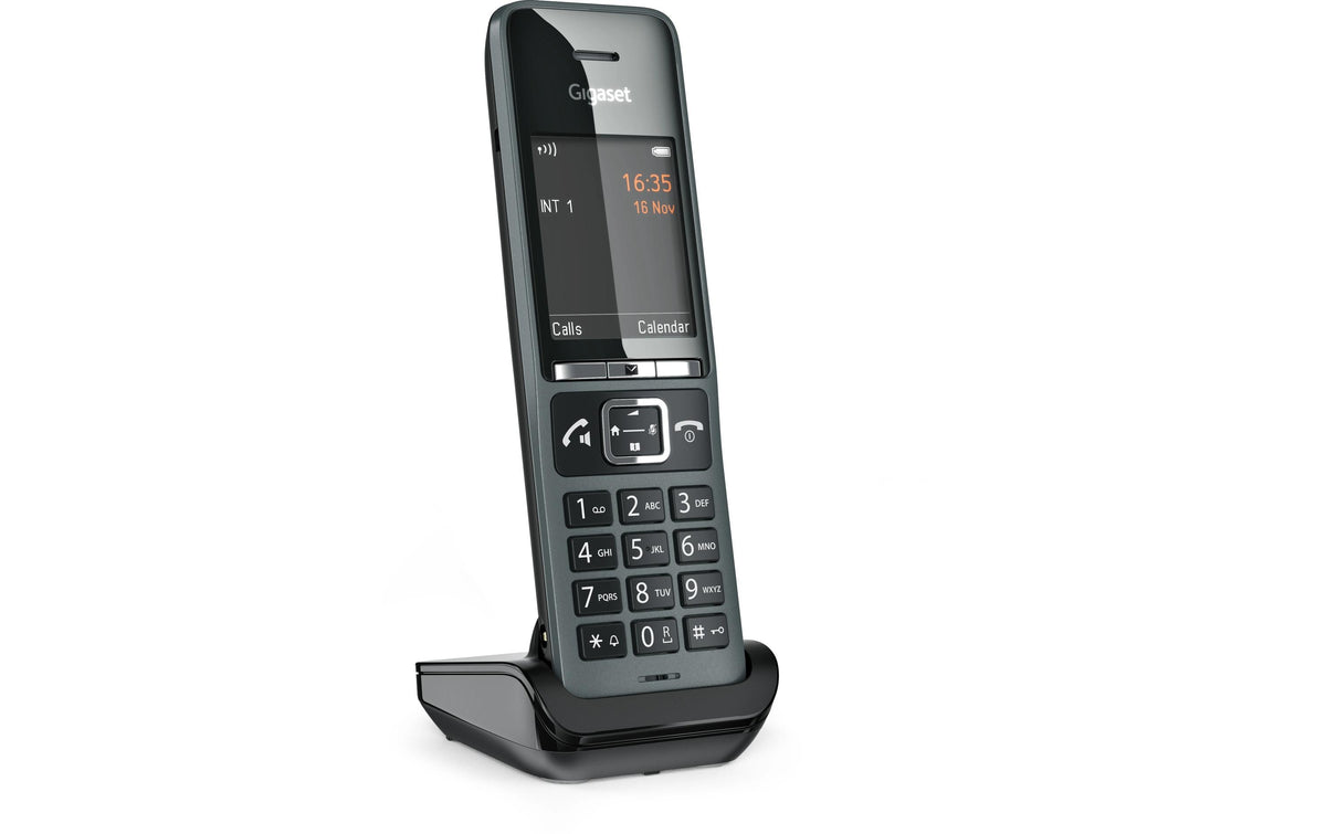 Gigaset Pro N530 IP + C600H – DECT-Telefon mit Basis, 8 SIP-Konten, max. 8 Handteile, PoE, RJ-45, weiss