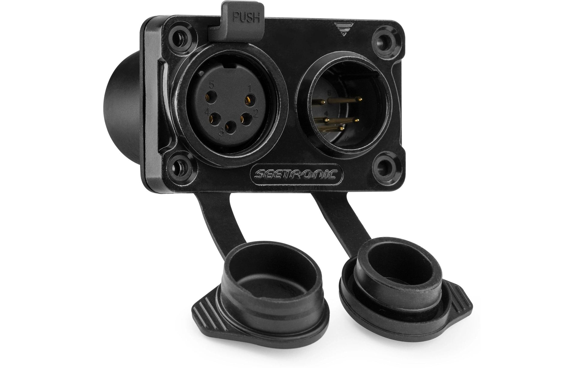 PD Connex CX111-C Umbaukit – 3-Pin zu 5-Pin DMX (XLR), IP65, für DMX-Geräte