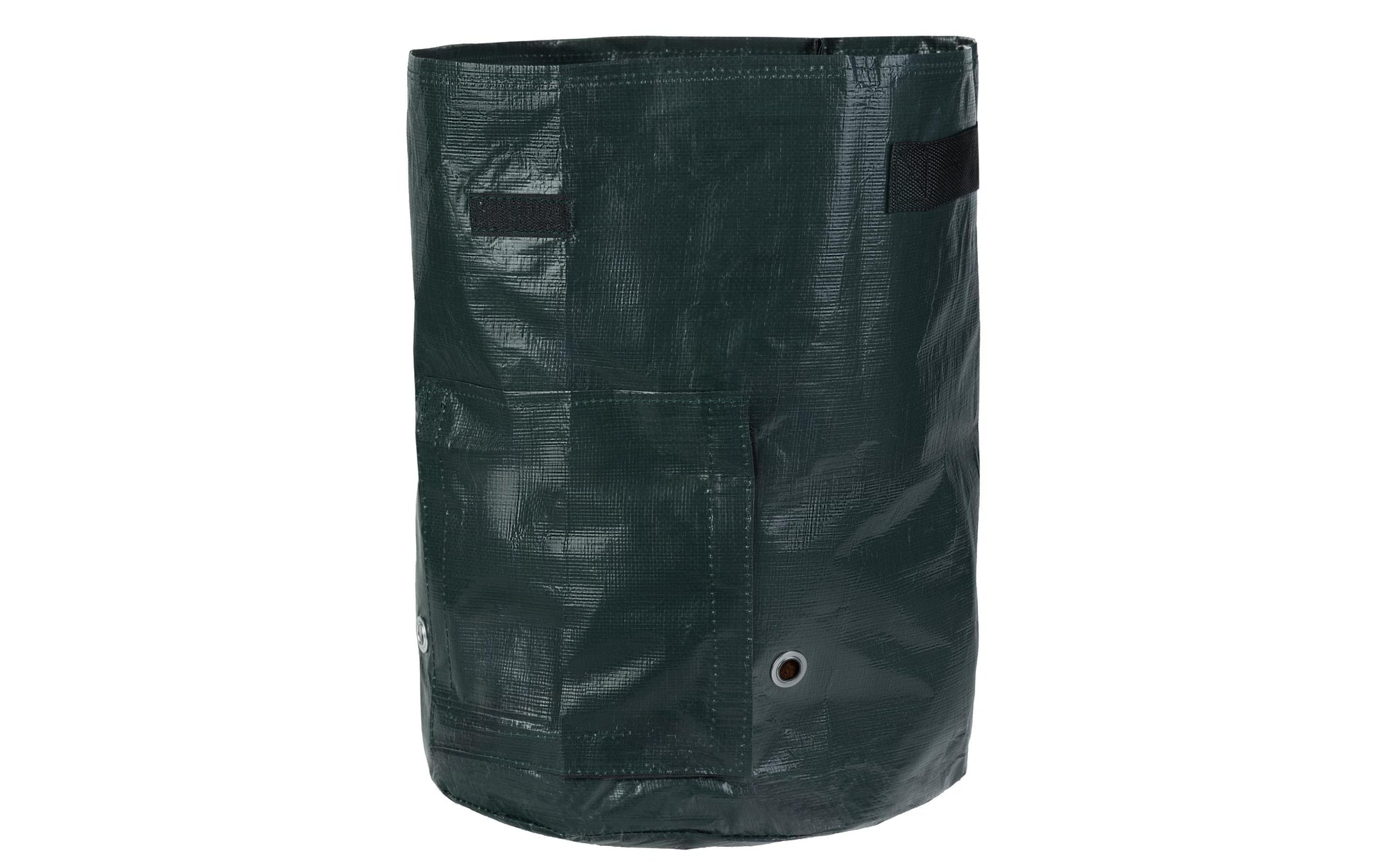 Struct Pflanzentasche – 4-teilig, Ø 35 × 40 cm – Polyethylen (PE), dunkelgrün
