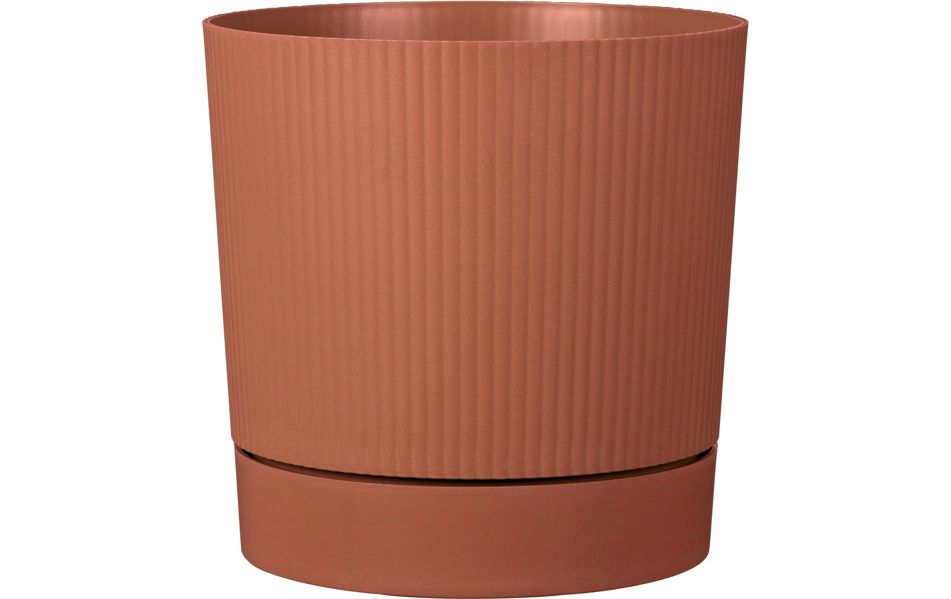 Scheurich LINO+ Pflanzgefäss – Ø 24 cm – Kunststoff, rot