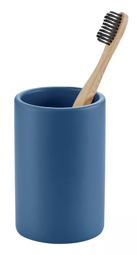 Diaqua Zahnputzbecher Zylo – Ø7,2×11 cm, Keramik, matt, Indigo